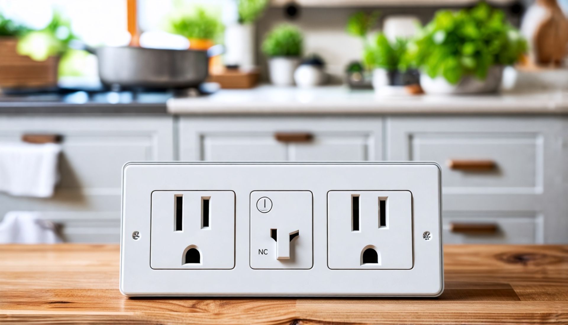 Enhance your kitchen's functionality with expert electrical outlet installation and upgrades.