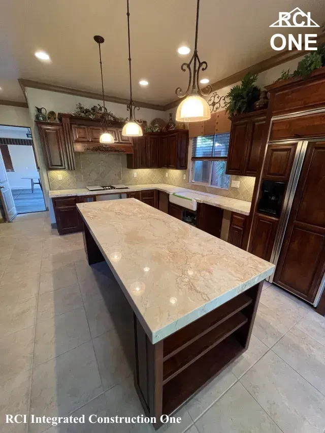 Elegant Modern Kitchen with Island