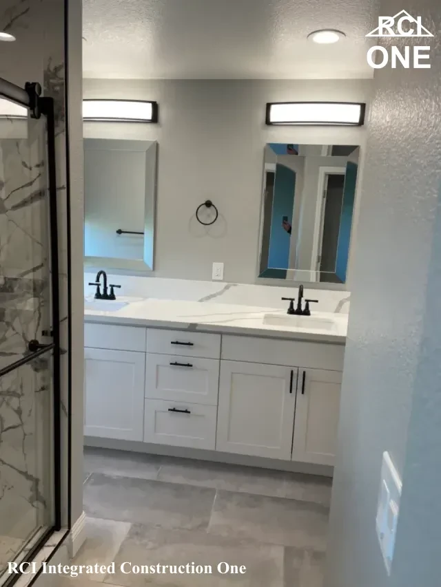 Modern Bathroom with Double Vanity