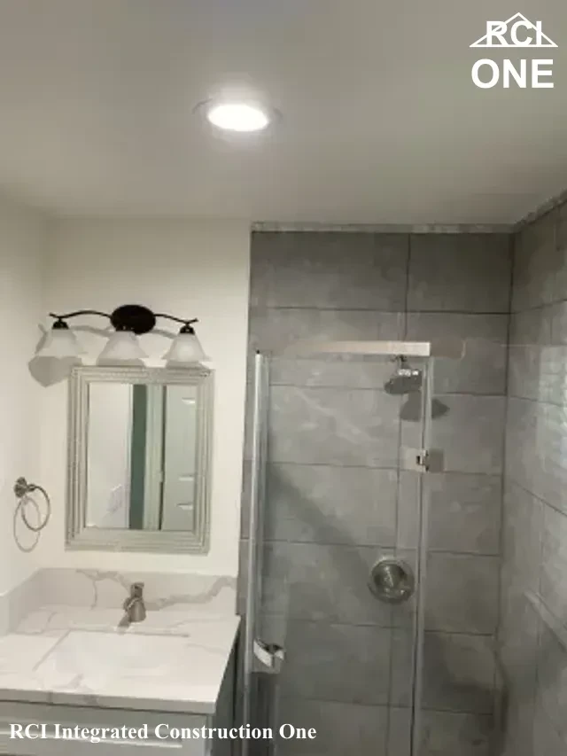 Modern Bathroom with Glass Shower