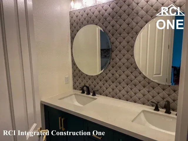 Modern Double Sink Bathroom Vanity