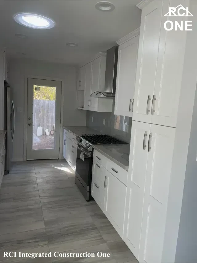 Modern White Kitchen Interior