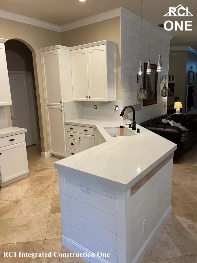 Modern White Kitchen Renovation