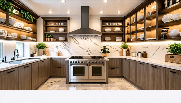 Transform your kitchen with a beautifully designed pantry that maximizes space and style.